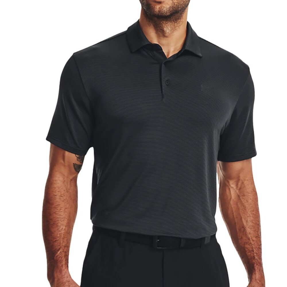 NWT New Under Armour Men's Playoff 3.0 Stripe Golf Polo Medium M Shirt UA Top - Picture 1 of 4